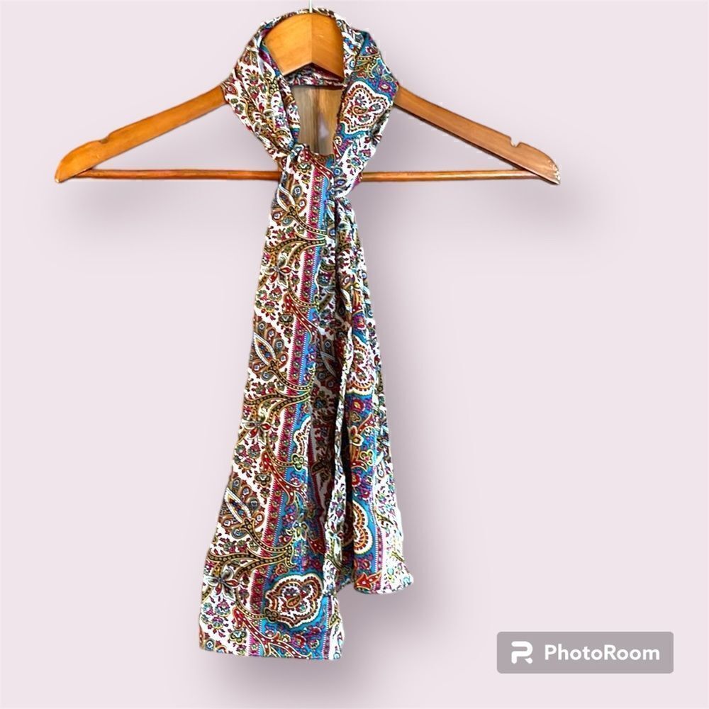 ECHO Club 7 Silk Floral Scarf